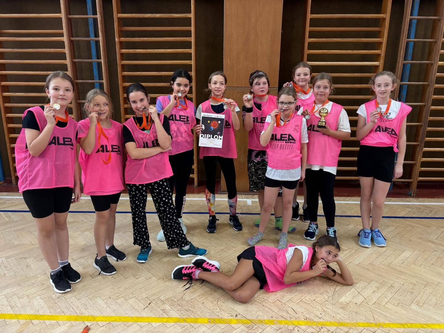 Vítězství ve 4.a 5. třídách ve vybíjené