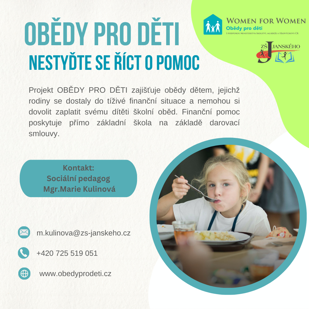 Women for Women - obědy pro děti 