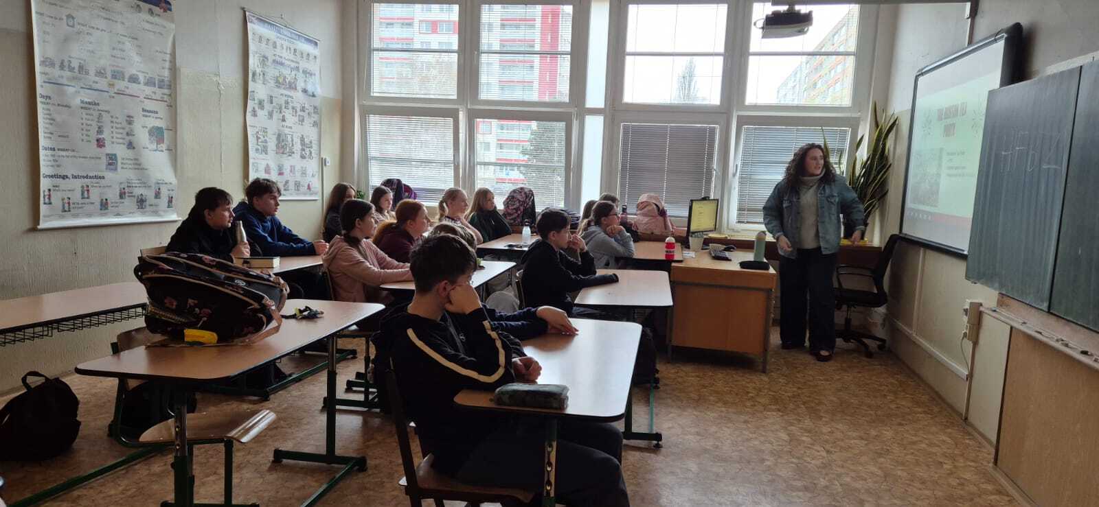 Naše škola hostila studenty z USA: Poznávali jsme kulturu i zvyky Ameriky