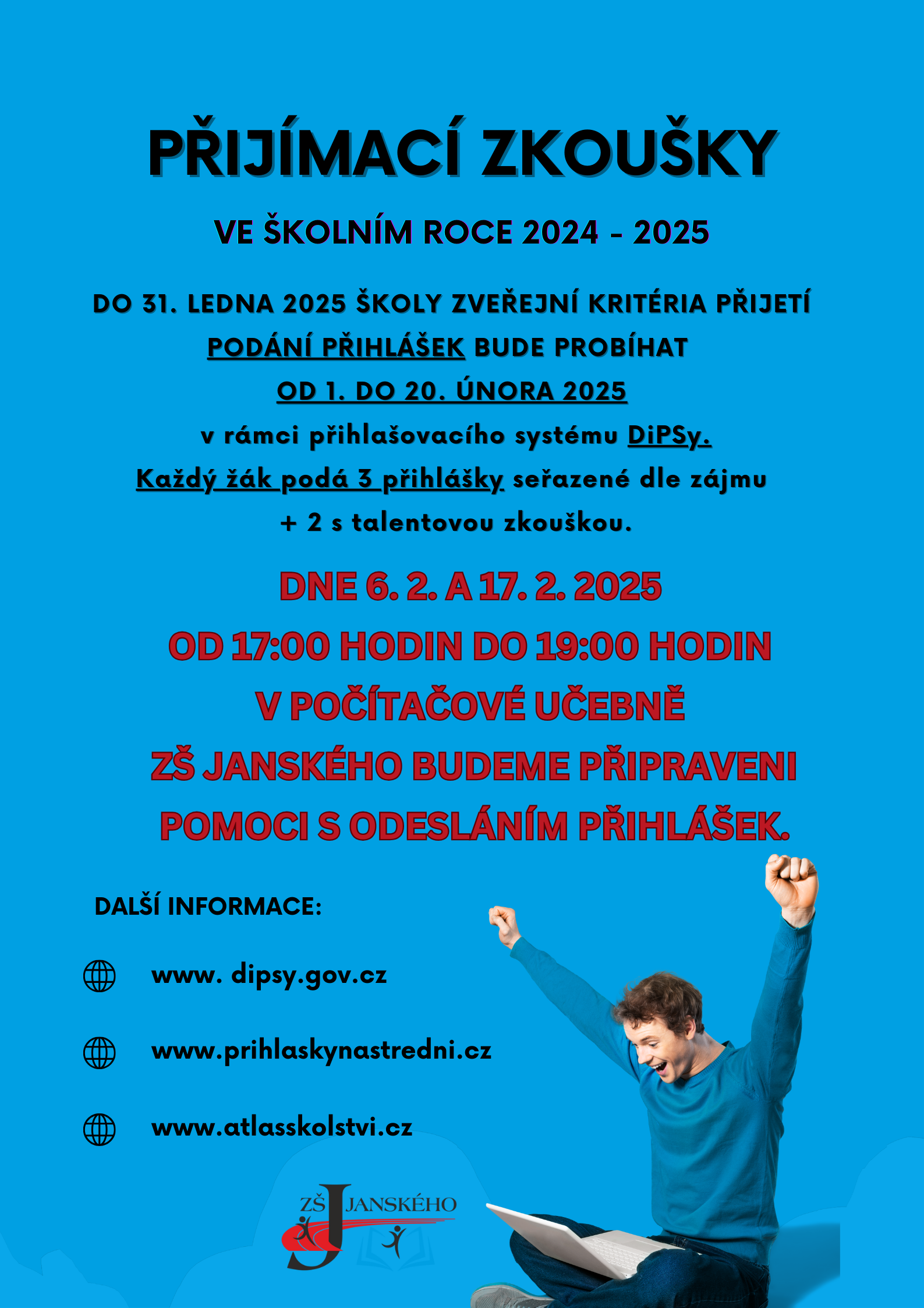 Přijímací řízení na střední školy 2024 - 2025