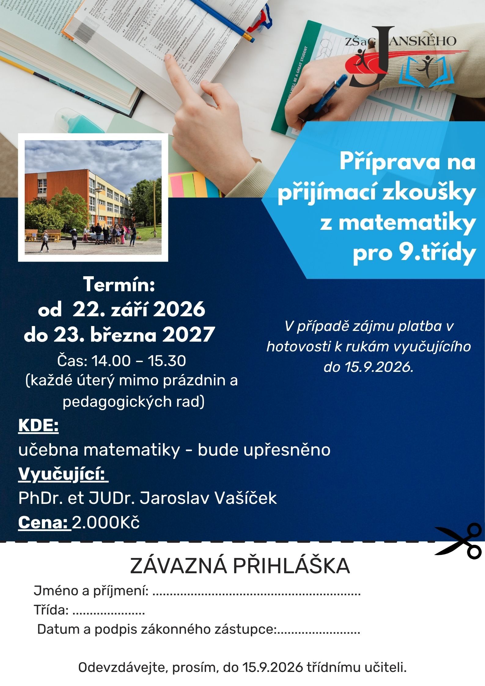 Příprava na přijímací zkoušky z matematiky pro 9.třídy