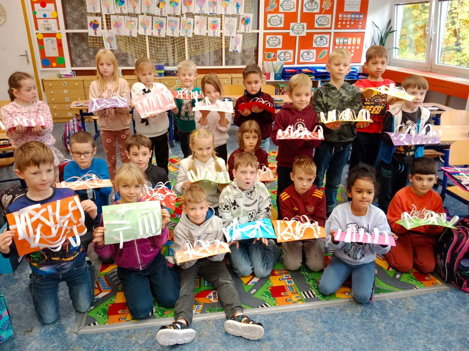 První týdny u prvňáčků v 1.B