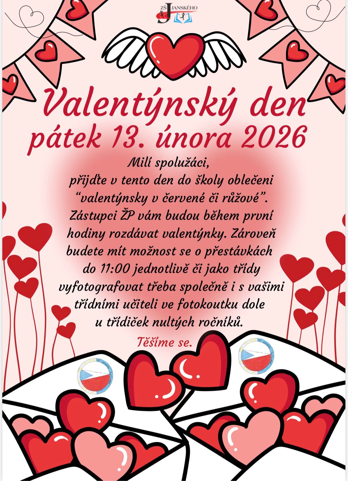 Valentýnský den 13.února 2026