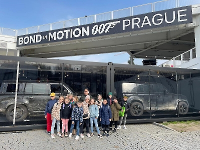 Výstava Bond in Motion Prague